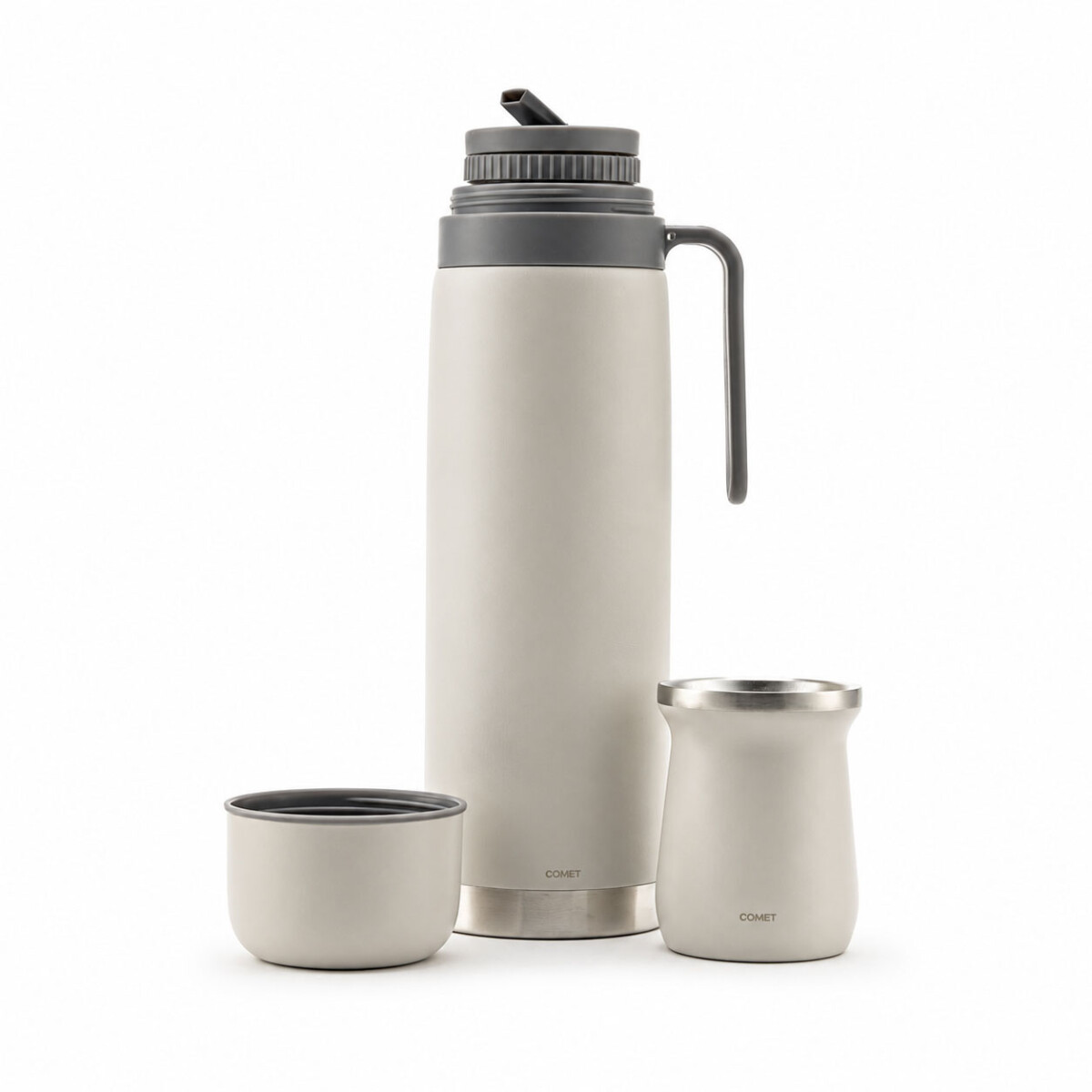 Set Matero Bologna Termo 1L + Mate Térmico Acero Inoxidable - Greinge 