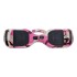 Skate Electrico Hoverboard Gogreen Musica Bt Luces Patineta Variante Diseño Rosa y Blanco