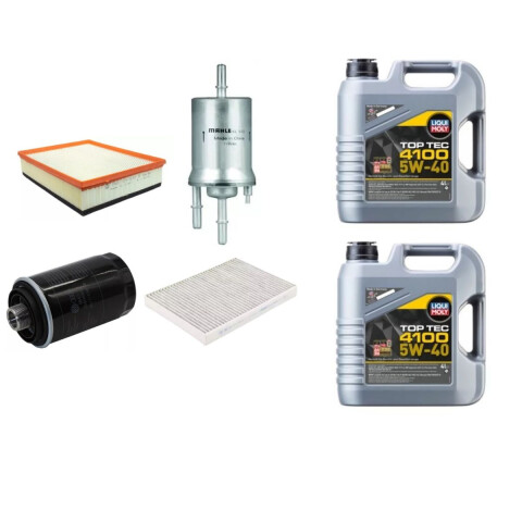 KIT DE FILTROS Y ACEITE 5W40 LIQUI MOLY (TSI) Kit De Filtros Y Aceite 5w40 Liqui Moly (tsi)