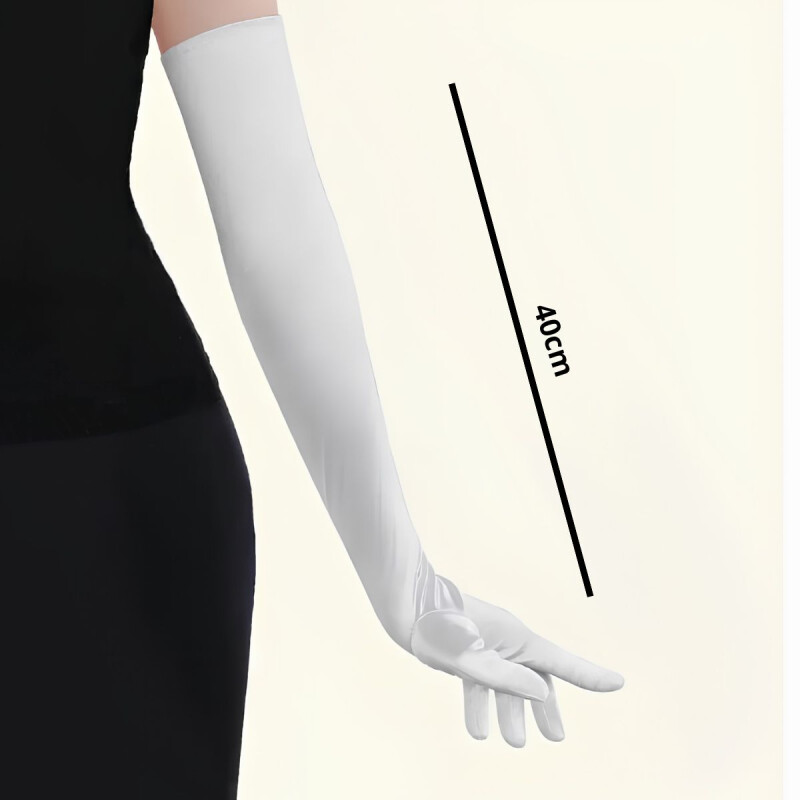 Guantes de Tela - Blanco Guantes de Tela - Blanco