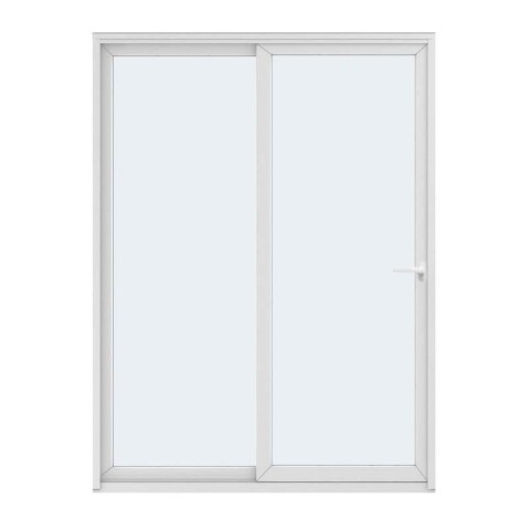 Ventana de PVC Blanco 200 X 200 Puerta Corrediza Aislante Ventana de PVC Blanco 200 X 200 Puerta Corrediza Aislante