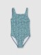 Bañador Estampado Retro Azul