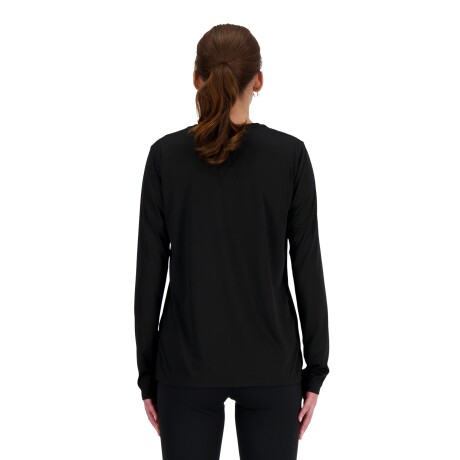 Remera New Balance de Dama - LONG SLEEVE - WT41225BK BLACK