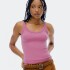 CAMISETA REGATA FEM ROXO MEDIO