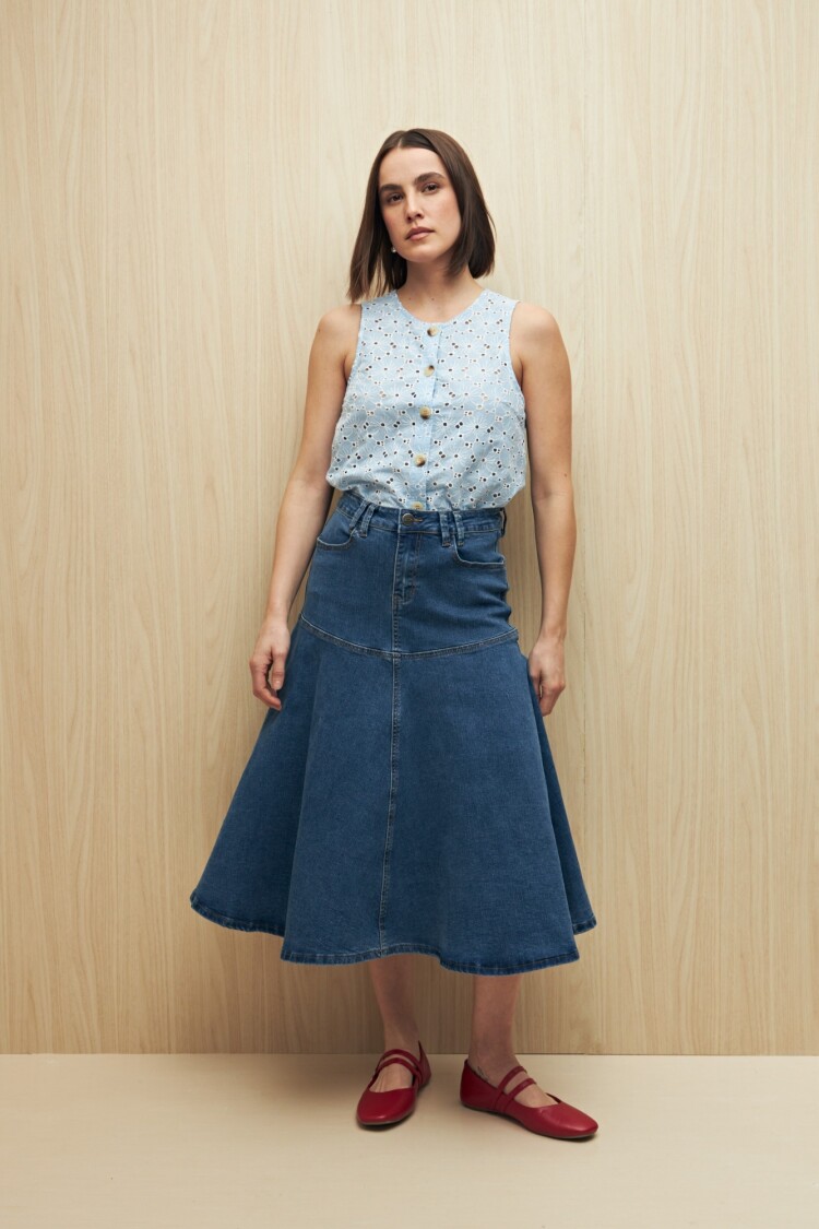 FALDA JOAN Azul