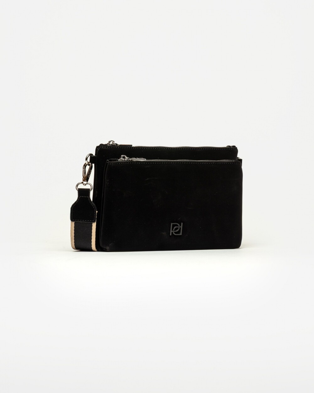 Bandolera Lily en gomato Negro