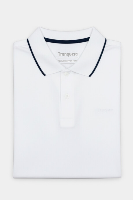 Remera Polo Tranquera Blanca