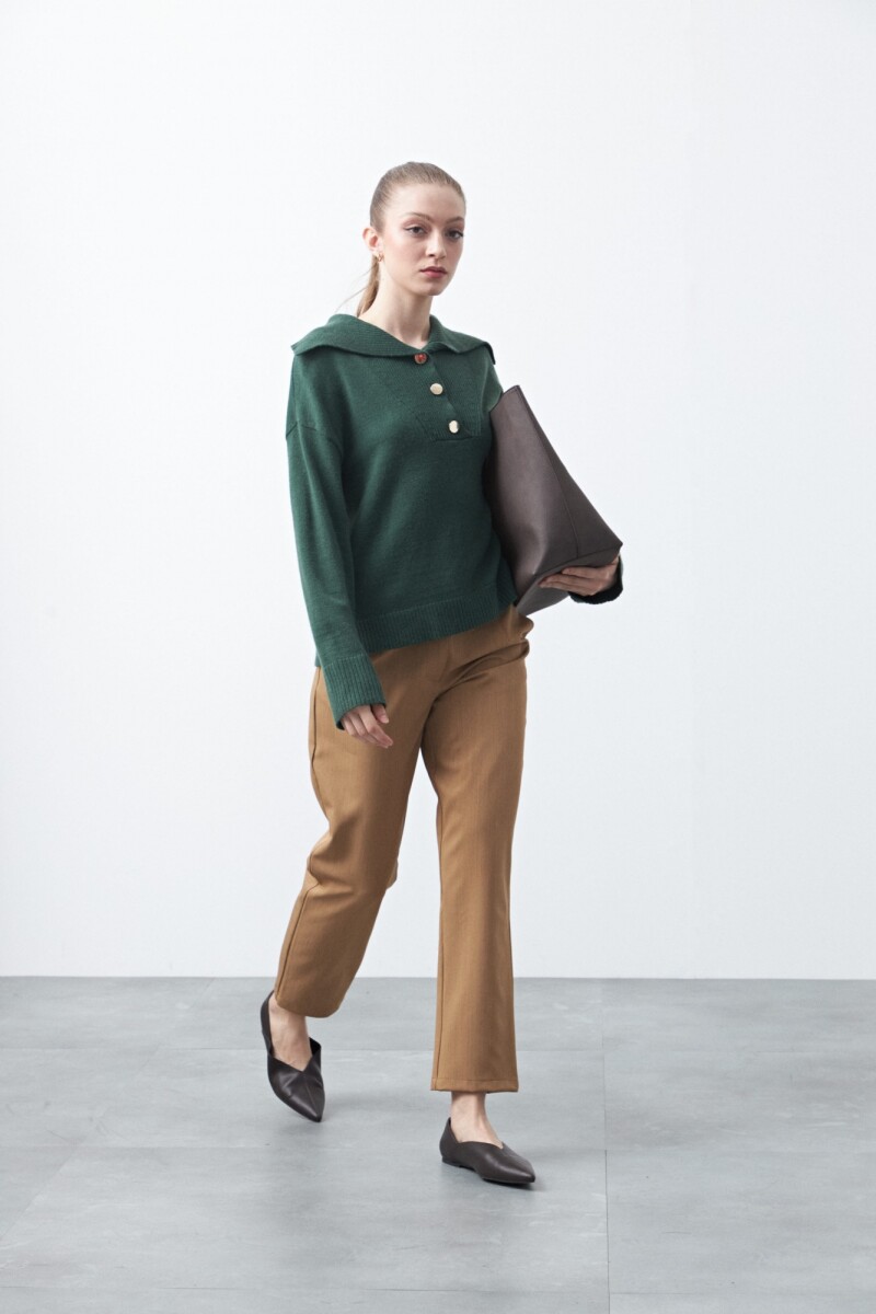 PANTALON PAISLEY Camel