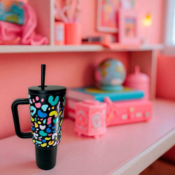 Vaso Térmico Metalico 1.2 Litros Diseño Sorbito Agua Cafe Ax Color Negro