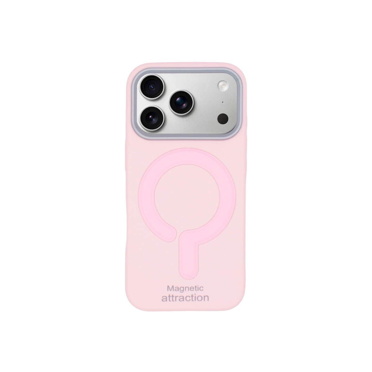 Protector para iPhone 17 Pro texturada color rosa 