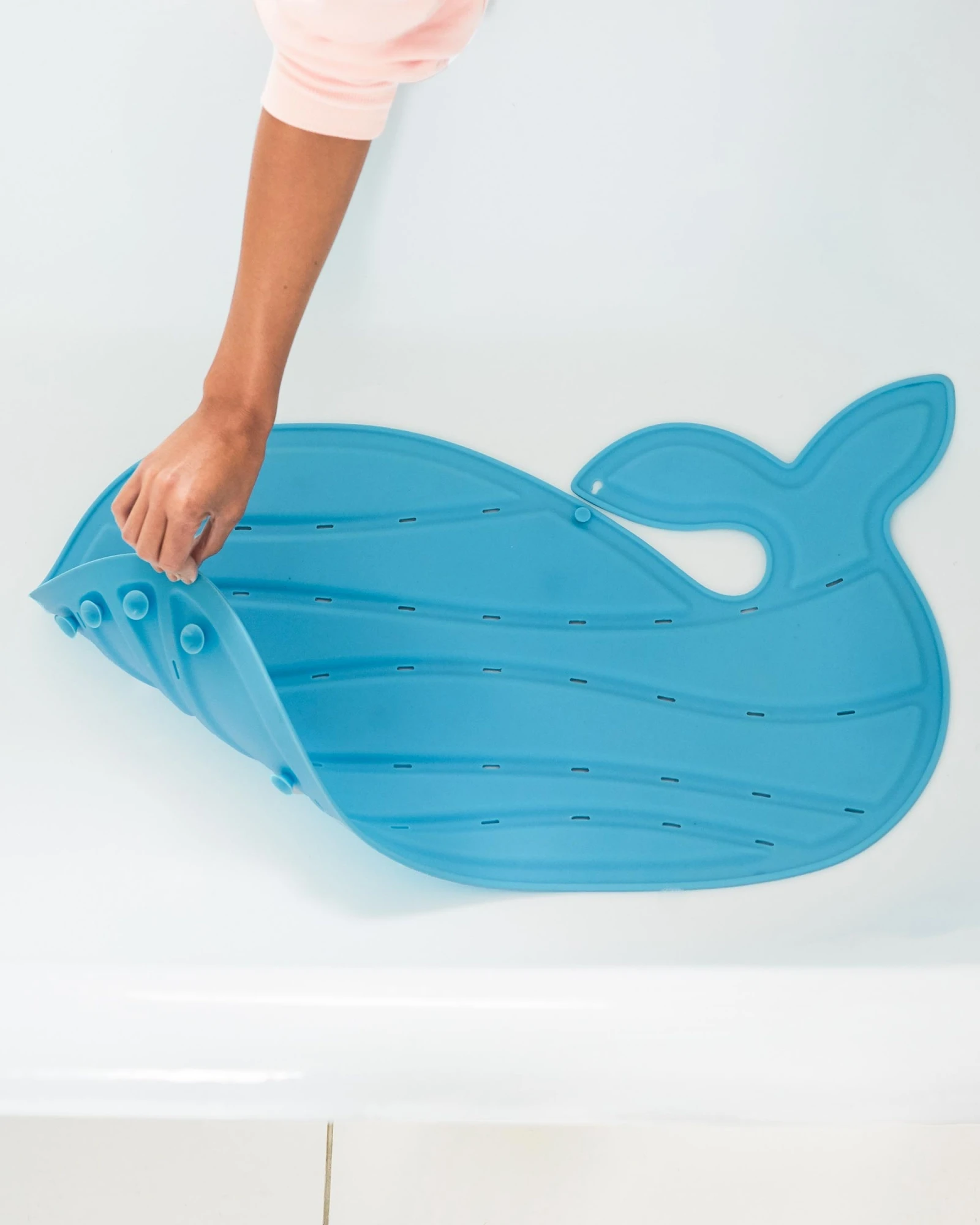 Alfombra antideslizante para baño, azul Alfombra antideslizante para baño, azul
