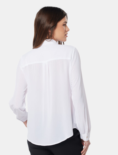 BLUSA MANGA LARGA Blanco