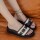 Cowhide Sandal Chocolate