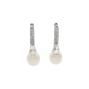 Caravanas Perlas-Plata 925-Con Perla y Zirconia-CA3212 conperla