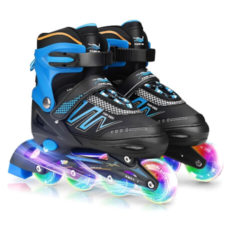 Rollers Patines Ajustables Con Luces Infantil talle S Rollers Patines Ajustables Con Luces Infantil Talle S
