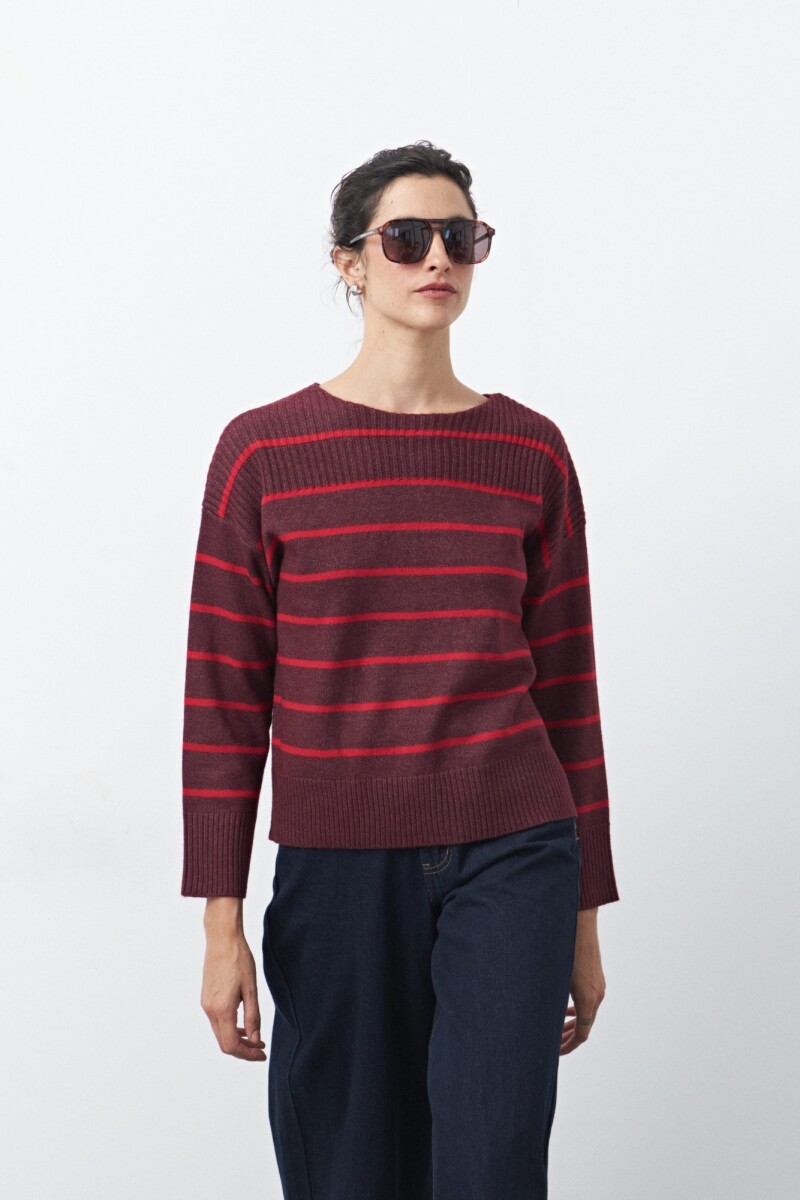 SWEATER LALO Bordó
