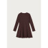 VESTIDO ML FEM MARROM ESCURO