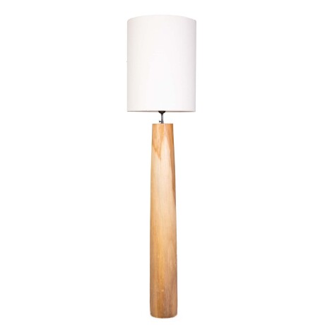 LÁMPARA DE PIE ISHA MADERA NATURAL-BEIGE NATURAL