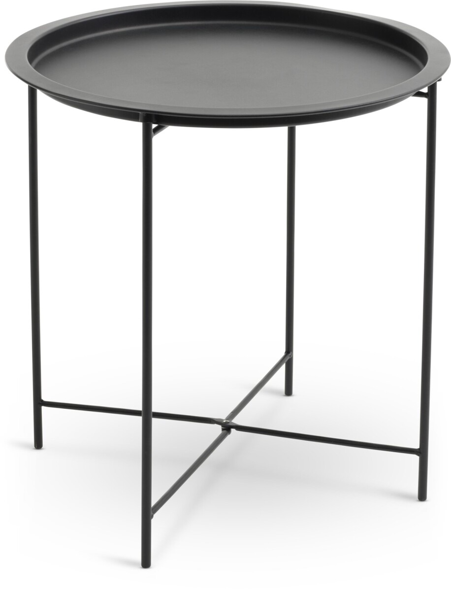 Mesa auxiliar RANDERUP Ø47 negro 