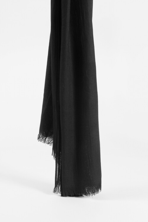 Pashmina lisa negro