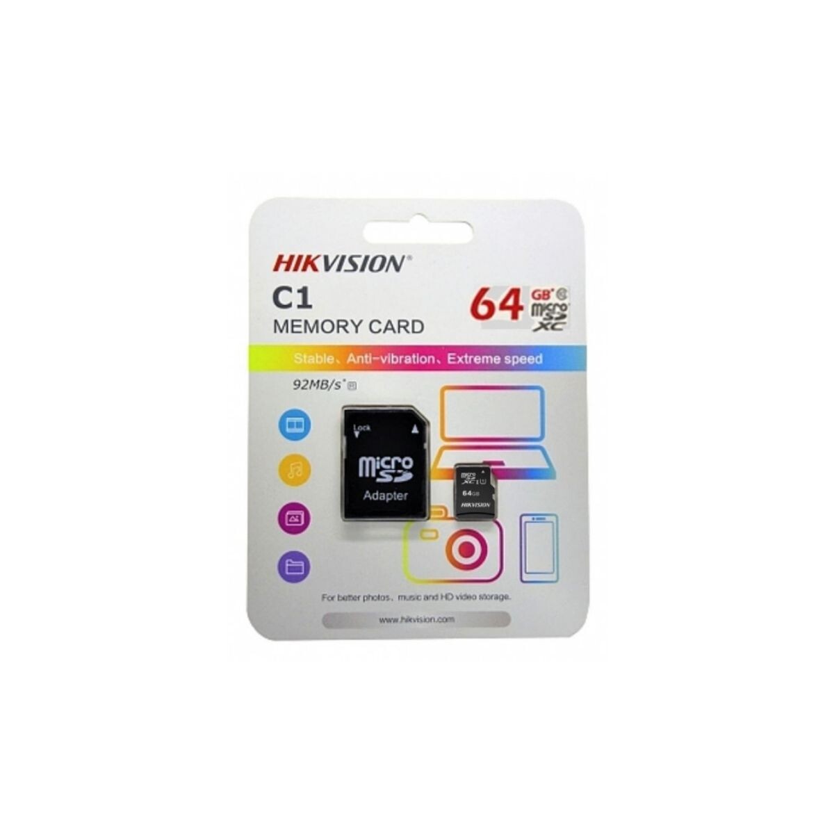 Tarjeta de Memoria Hikvision 64GB 