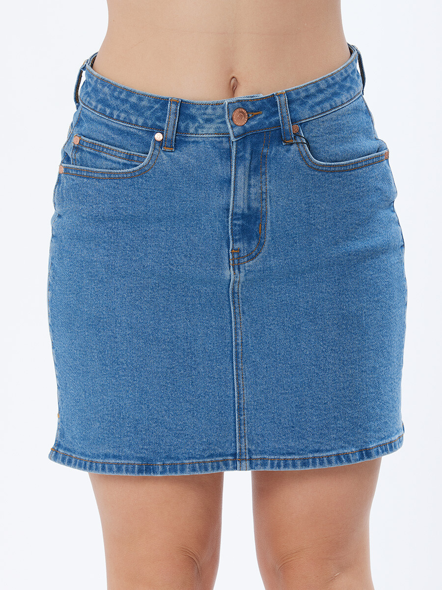 FALDA JEAN KENT RUSTY - Azul Medio 