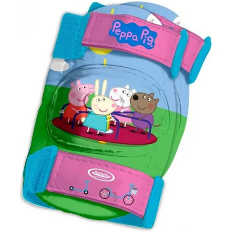 Protecciones Peppa Pig Casco Rodillera Codera- Patin Protecciones Peppa Pig Casco Rodillera Codera- Patin