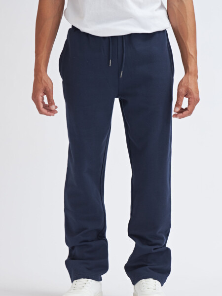 Pantalón deportivo recto Azul Marino