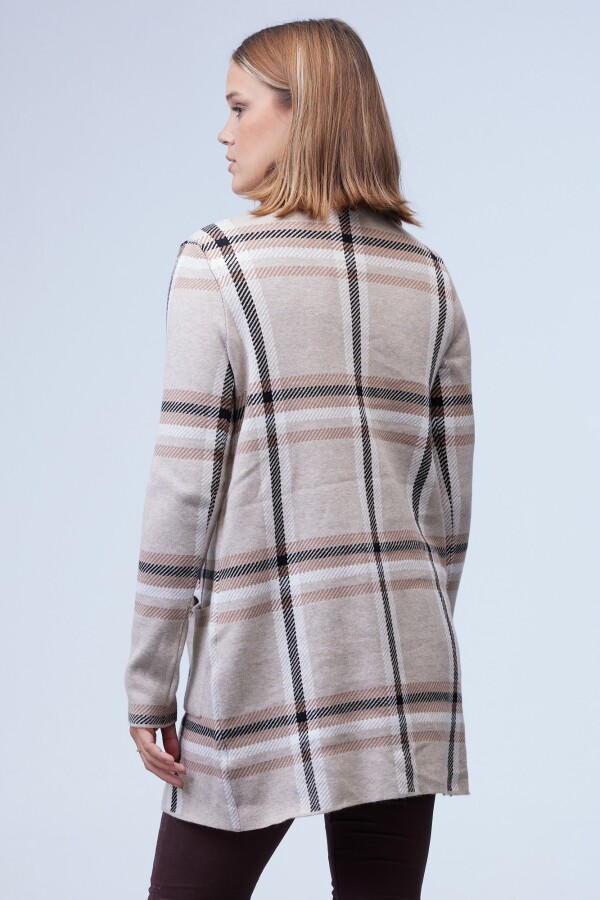Cardigan Cuadrille BEIGE/MULTI