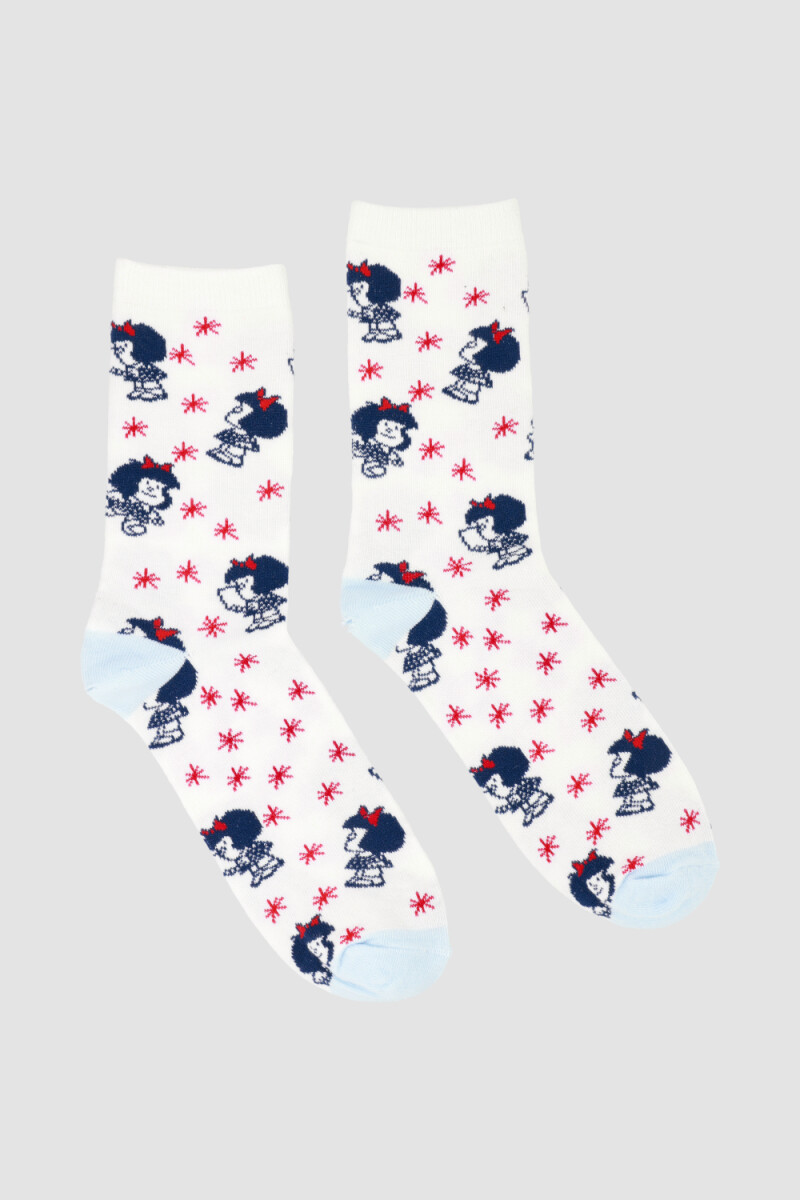 Medias individuales dama media caña mafalda - Variante 26 