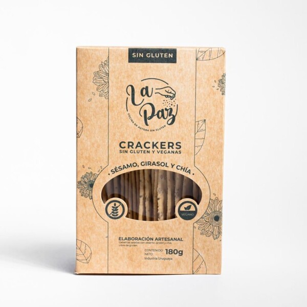 Crackers sésamo, girasol y chía Crackers sésamo, girasol y chía