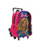 Mochila Barbie Hello World 12" Carro Fucsia - Negro