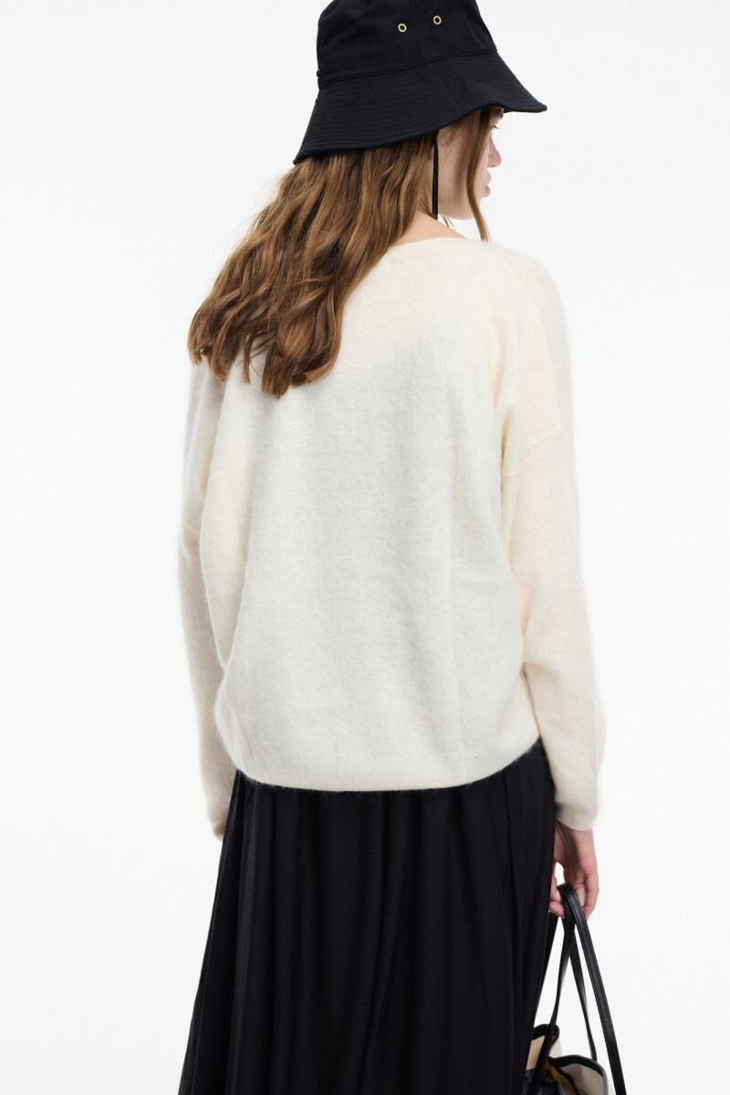 SWEATER V Crema