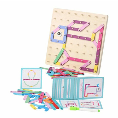 Puzzle Montessori Reconocimiento de Formas y Figuras 7906 001