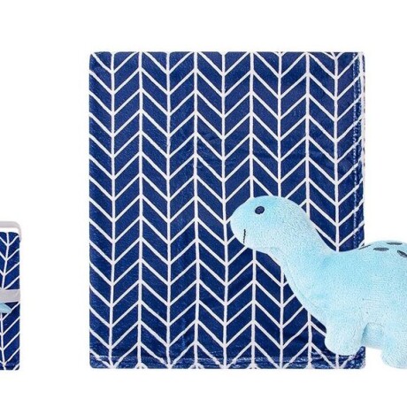 Manta Plush con Peluche Hudson Baby DINO