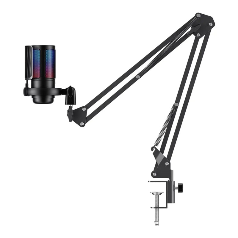 Micrófono Gamer Rgb Usb Con Brazo Para Streaming Micrófono Gamer Rgb Usb Con Brazo Para Streaming