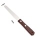 Espatula recta confitero mango madera acero inox 10 cm Espatula recta confitero mango madera acero inox 10 cm