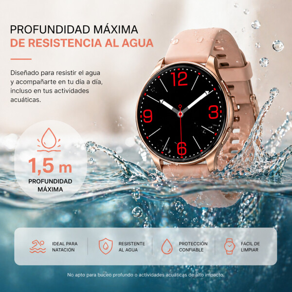 Smartwatch Blackview X20 Bluetooth Amoled DORADO