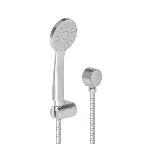 GRIFERIA KIT DE DUCHA MANUAL NICKEL CEPILLADO BRILLO BAÑO GRIS-BRUSHED NICKEL