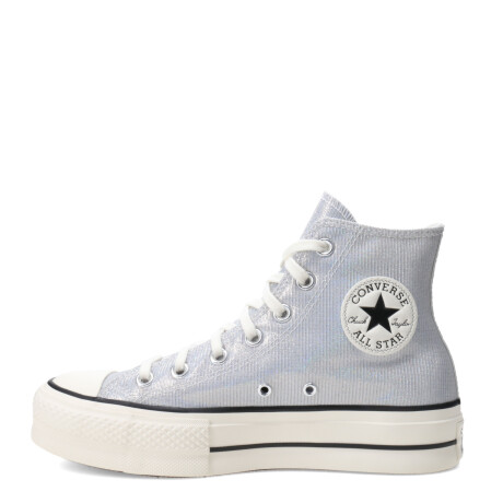 Championes de Mujer Converse Ctas Lift Hi Blanco - Plateado
