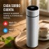 Botella Térmica Acero Inox Termo Táctil Sensor Temperatura PLATEADO