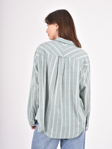 CAMISA PRANA VERDE