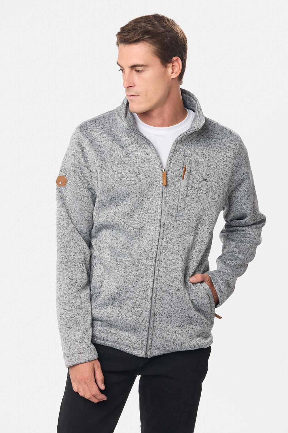 CAMPERA FELPA ESPECIAL Gris