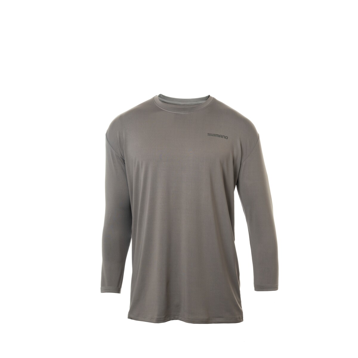 REMERA SHIMANO GRIS CLARO M/LARGA SHMTECHLGR 