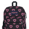 MOCHILA JANSPORT CROSS TOWN PLUS HAPPY HEARTS BLACK