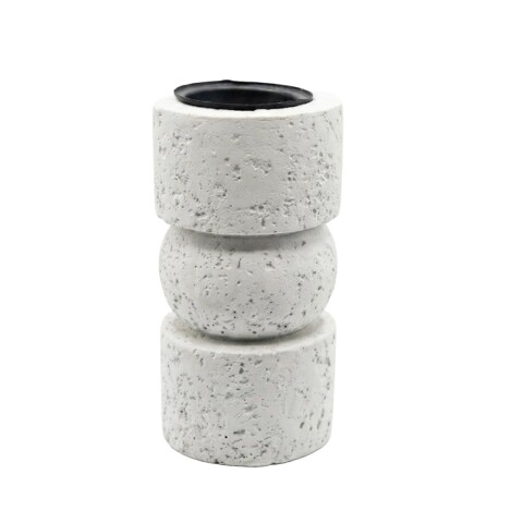 PORTA VELA BLANCO 15X8CM Unica