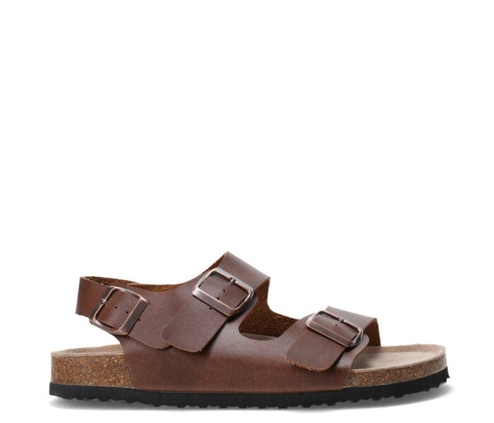 Sandalia STRAPS con tira trasera Brown