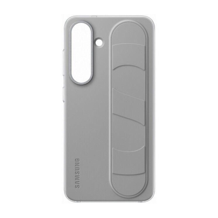 Galaxy S25 Standing Grip Cover Grey