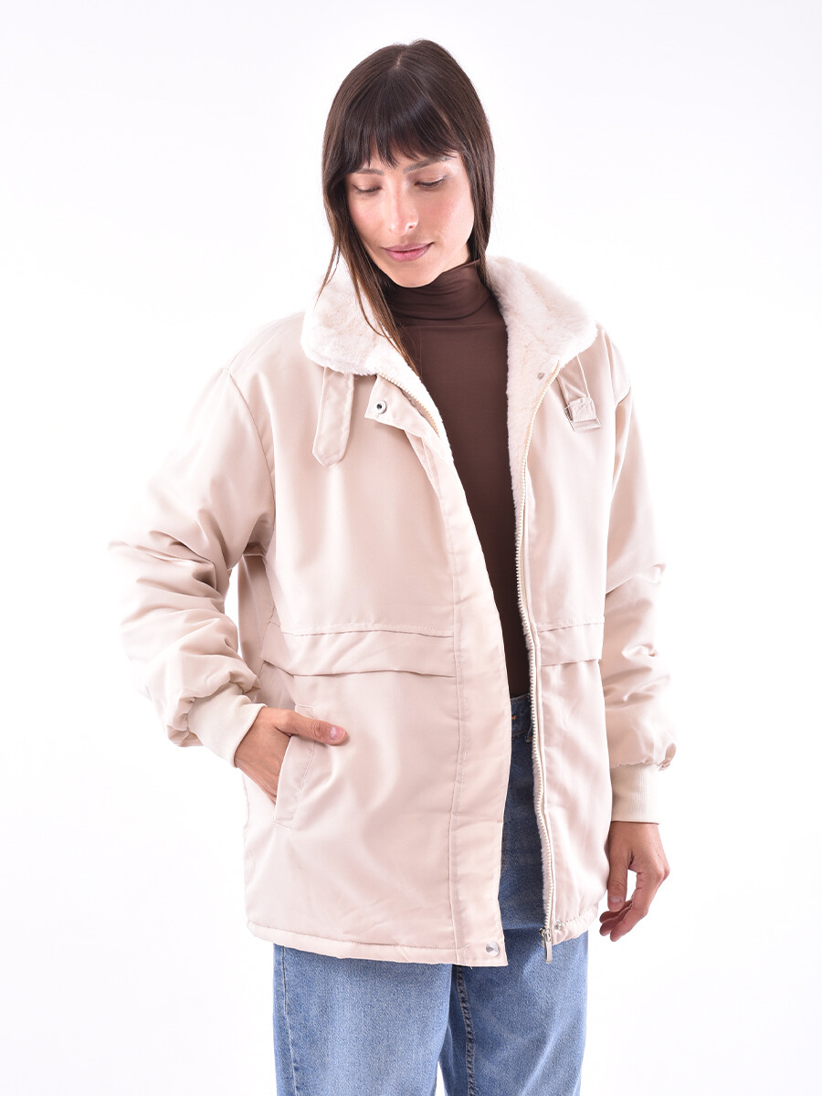 CAMPERA FRANCA - BEIGE CLARO 