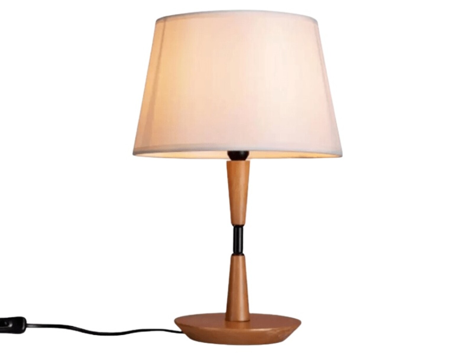 VELADOR DE MESA ESTANDAR 1L E27 PANTALLA BEIGE 